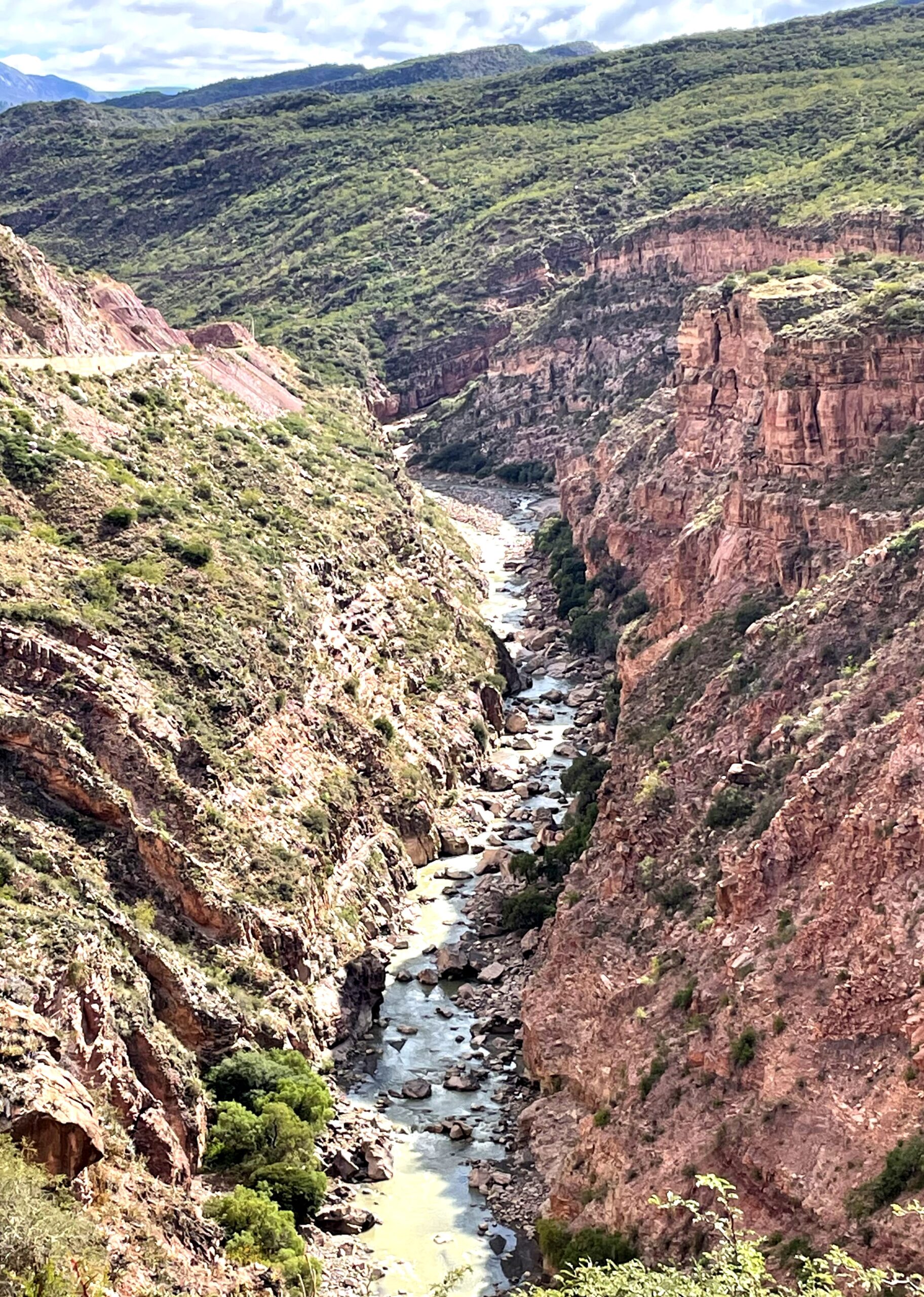 Camargo, cañón del río