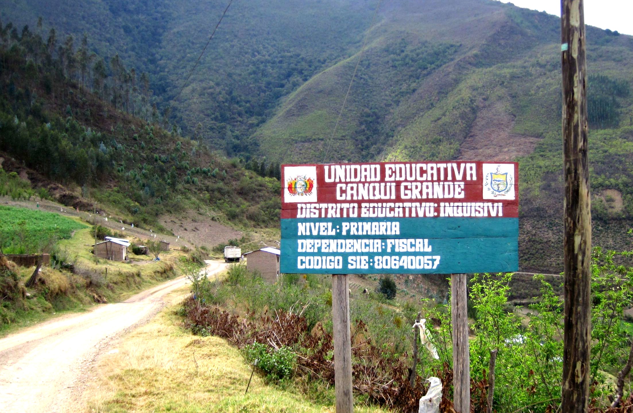 Travesía Coroico - Cochabamba, ruta Cahuata - Morocha, Canqui Grande.