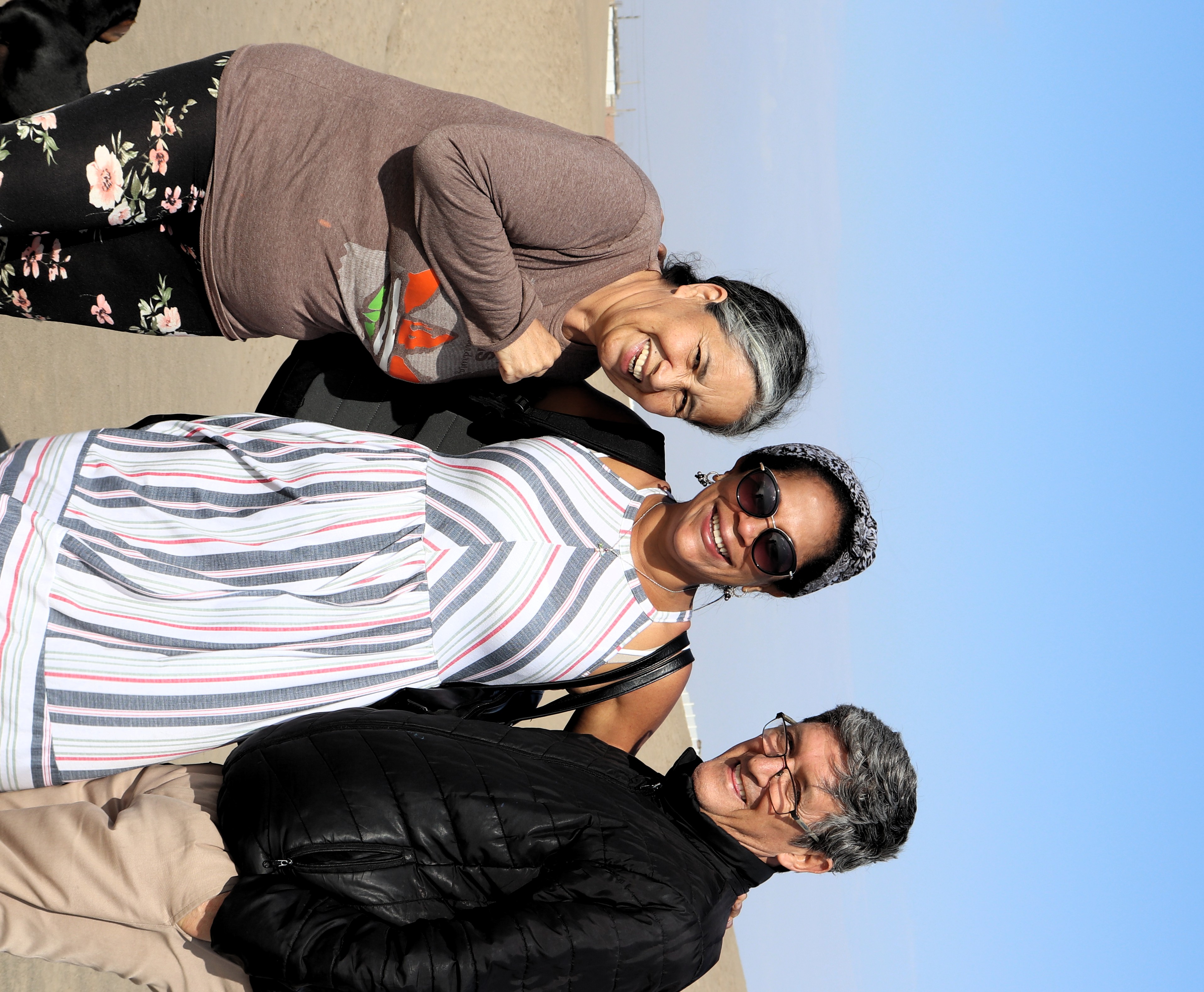Travesia Cusco - Rancho Grande, encuentro de tres colombianos: Gladys, María y Roberto.