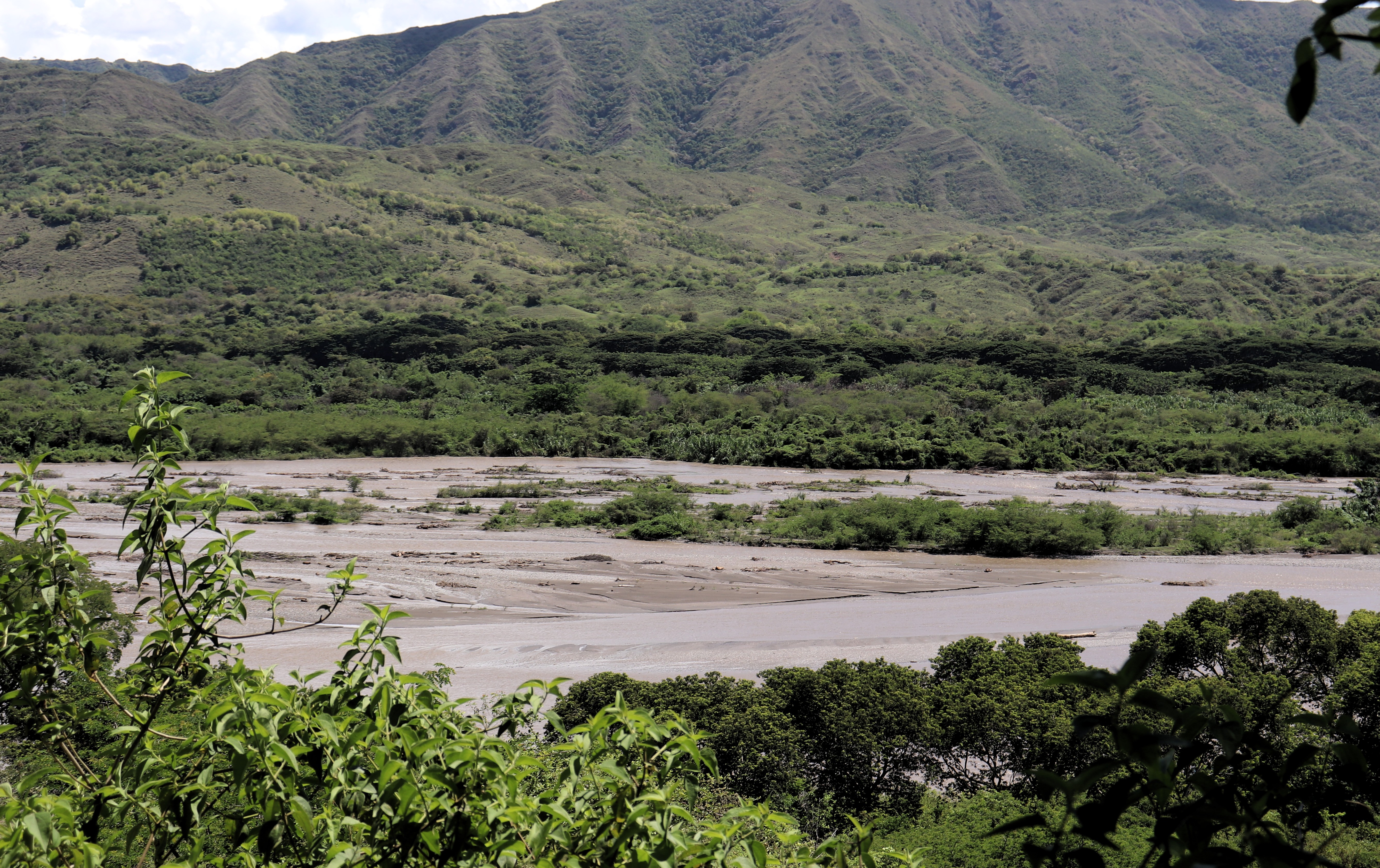 Ruta Pasto - Candelaria, río Guachicono y su entorno