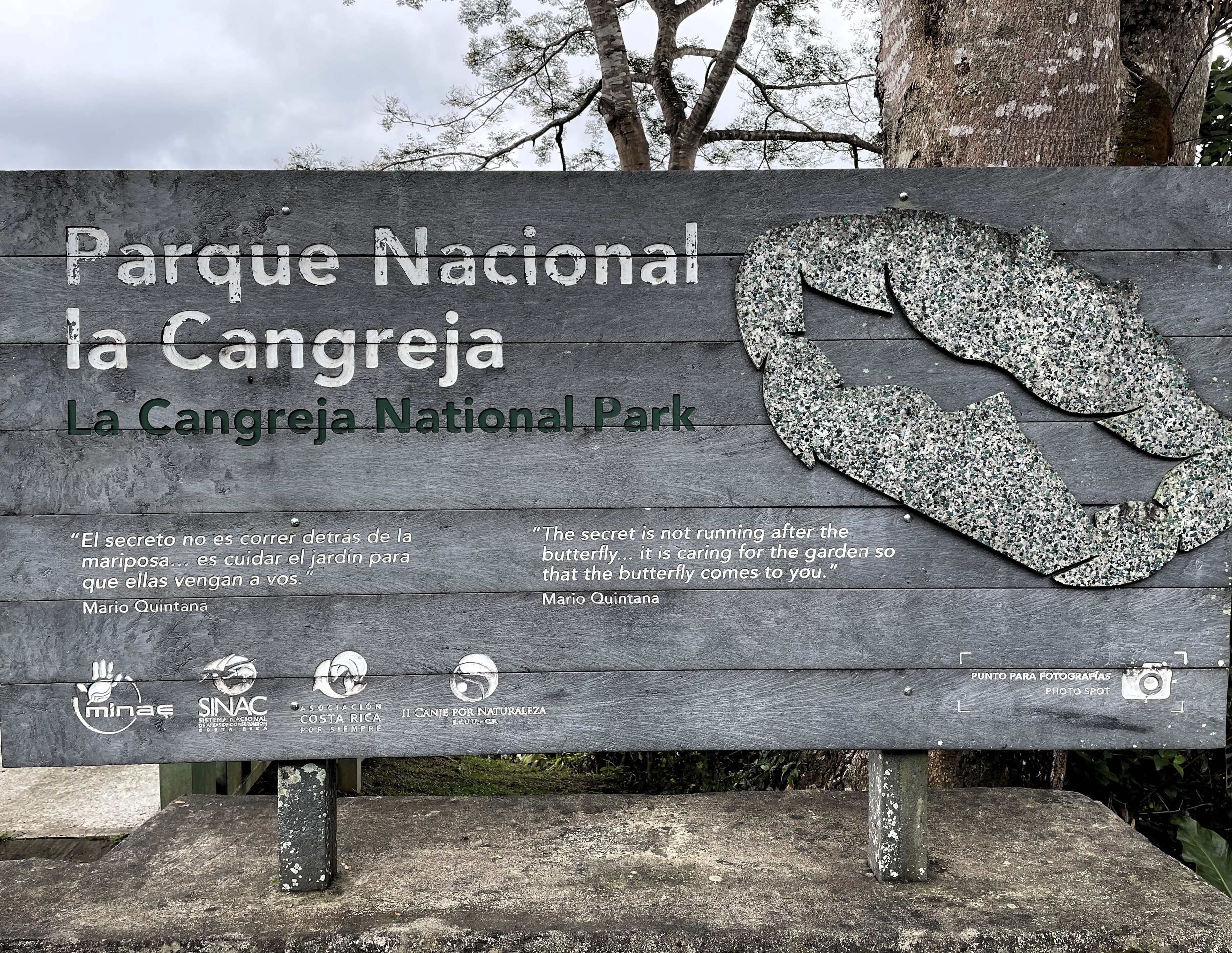 Parque Nacional la Cangreja, ruta Cartago - Parrita - Cartago